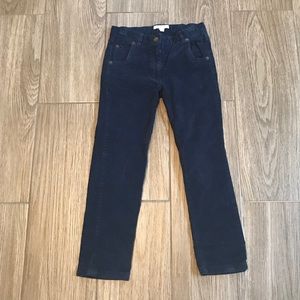EUC Marie Chantal Blue Straight Cut Corduroy Pants